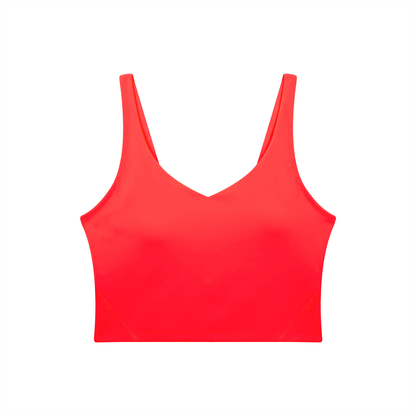 PHELONY Women's V-Neck Yoga Sports Bra