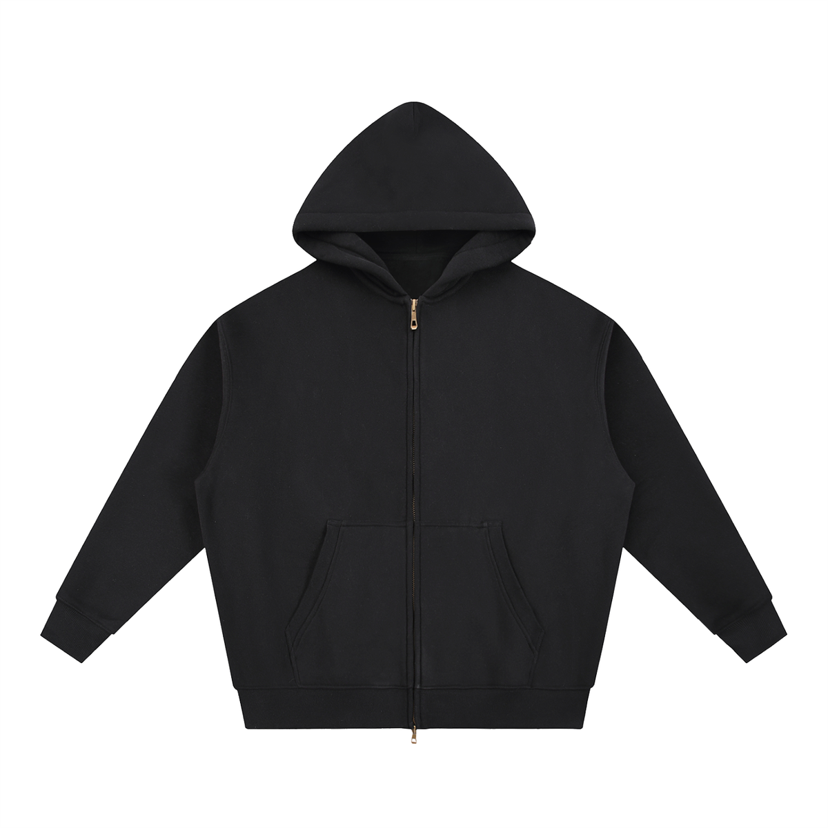 PHELONY Oversized Boxy Hoodie W/ Zipper