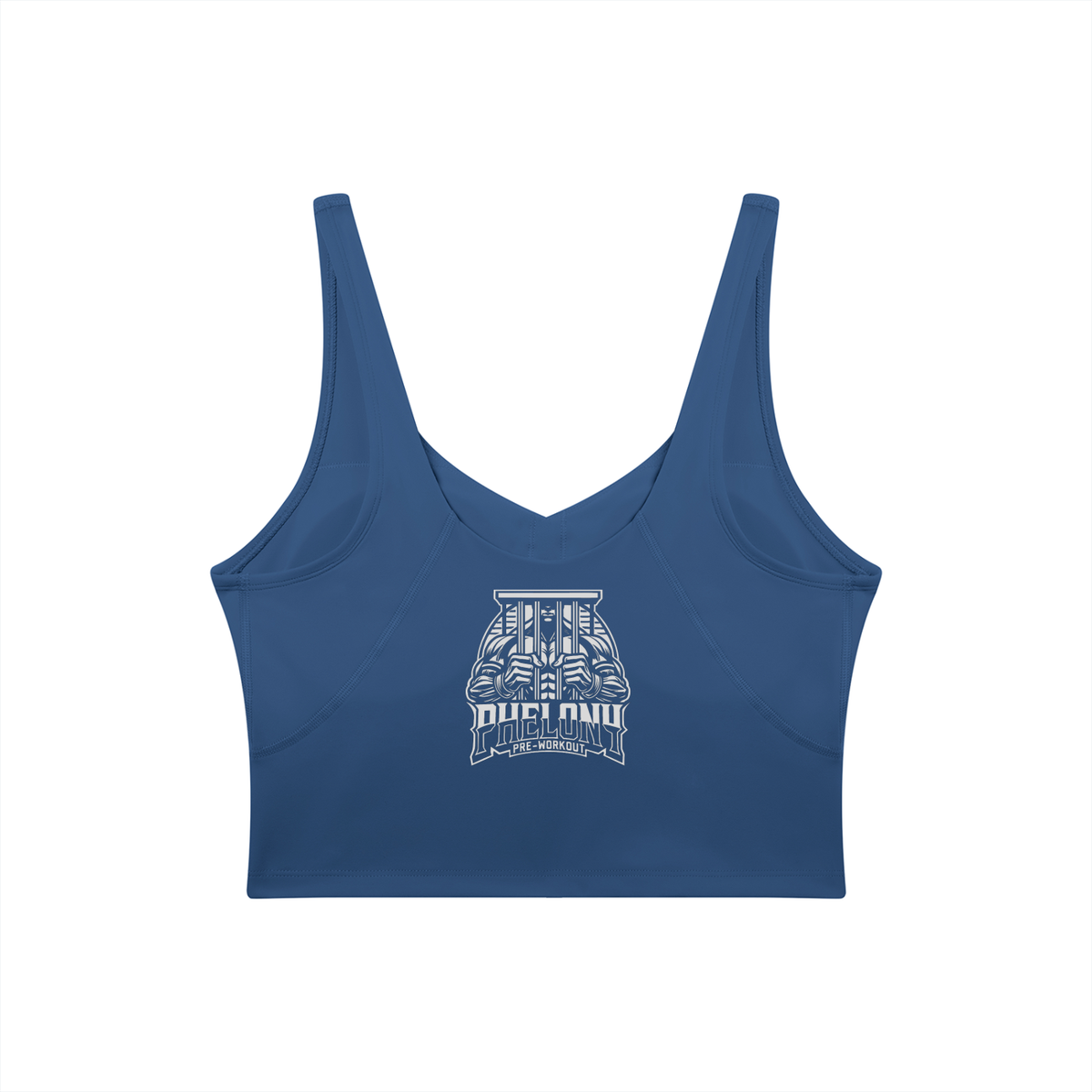 PHELONY Women's V-Neck Yoga Sports Bra