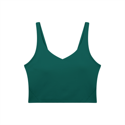 PHELONY Women's V-Neck Yoga Sports Bra