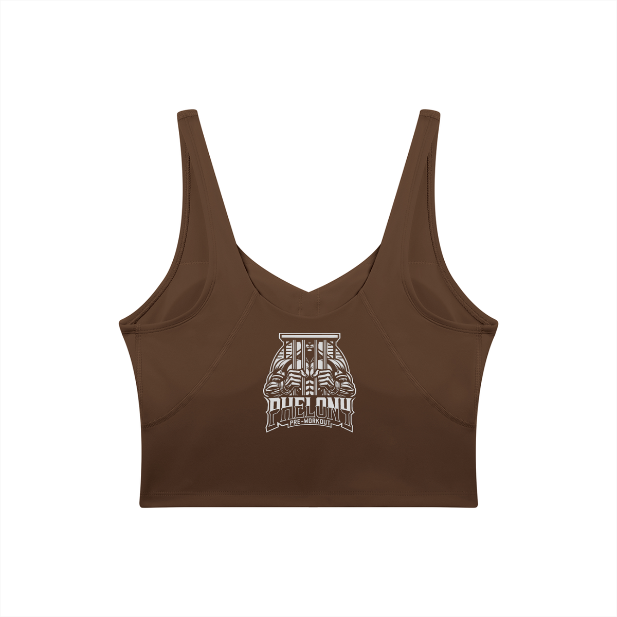 PHELONY Women's V-Neck Yoga Sports Bra