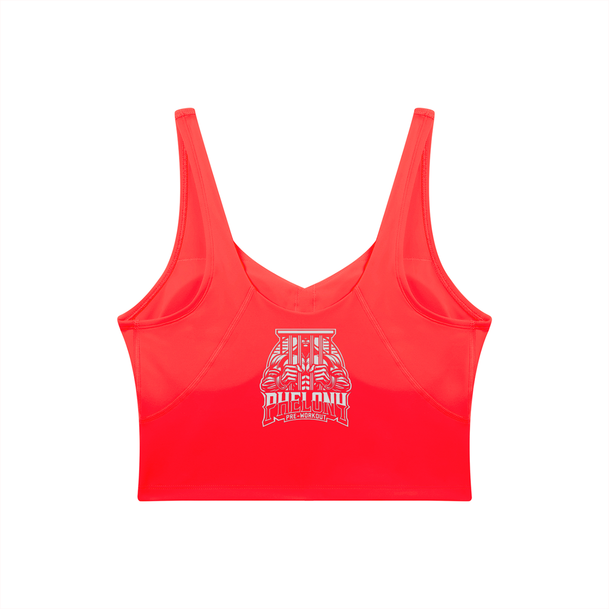 PHELONY Women's V-Neck Yoga Sports Bra