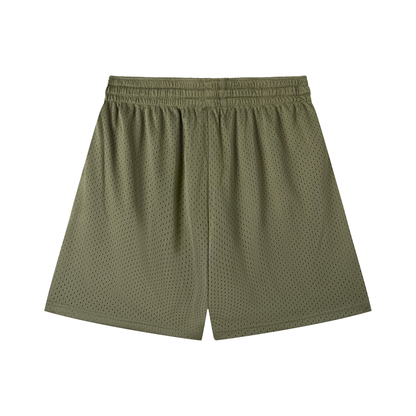 PHELONY Mesh Drawstring Shorts