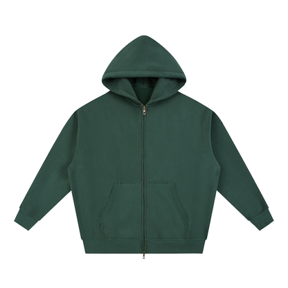 PHELONY Oversized Boxy Hoodie W/ Zipper