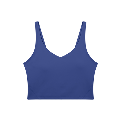 PHELONY Women's V-Neck Yoga Sports Bra