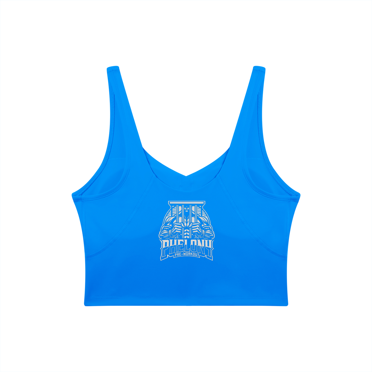 PHELONY Women's V-Neck Yoga Sports Bra