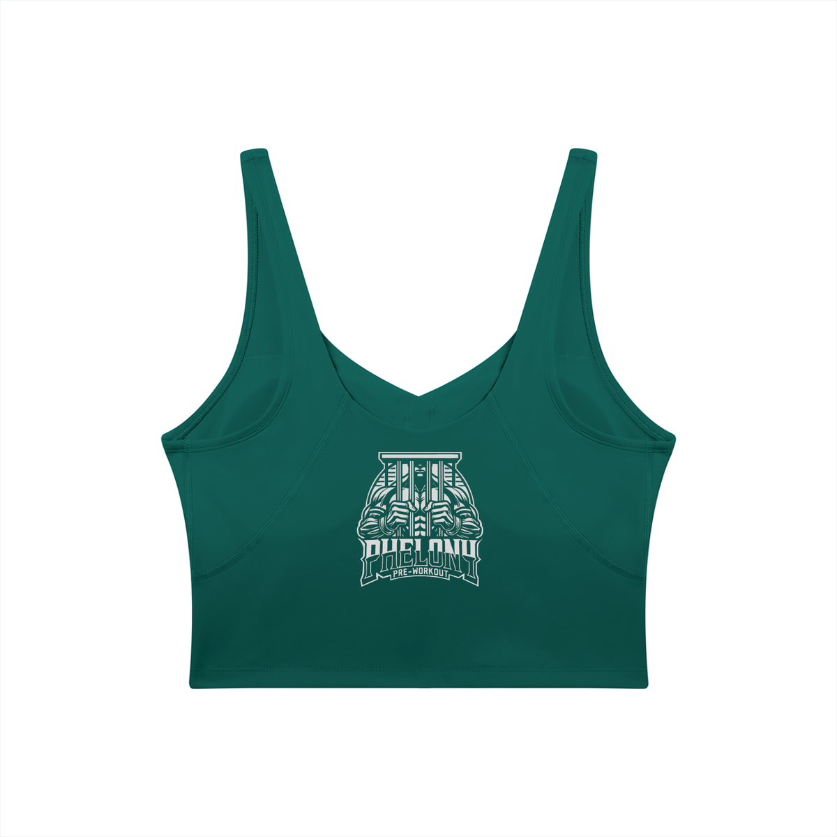 PHELONY Women's V-Neck Yoga Sports Bra