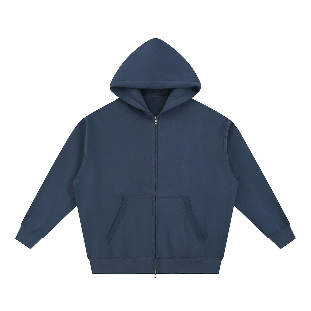 PHELONY Oversized Boxy Hoodie W/ Zipper