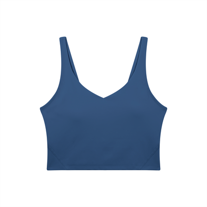 PHELONY Women's V-Neck Yoga Sports Bra