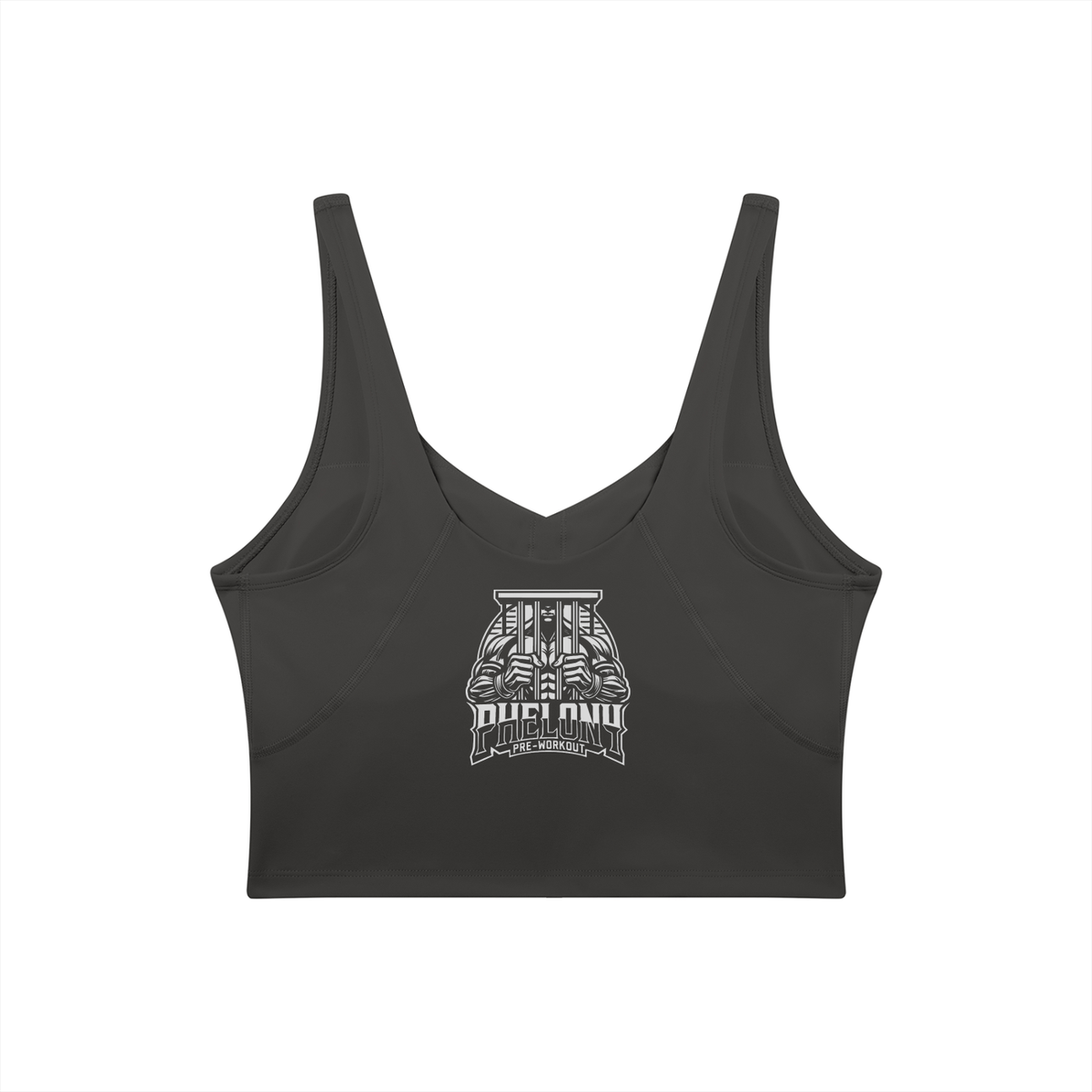 PHELONY Women's V-Neck Yoga Sports Bra