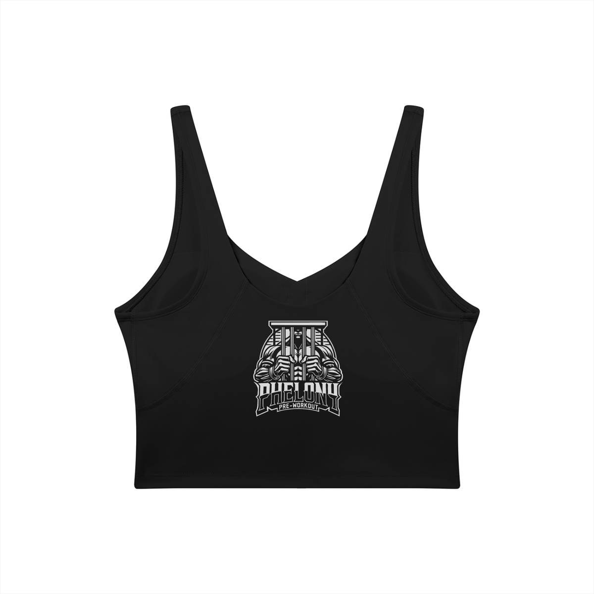 PHELONY Women's V-Neck Yoga Sports Bra