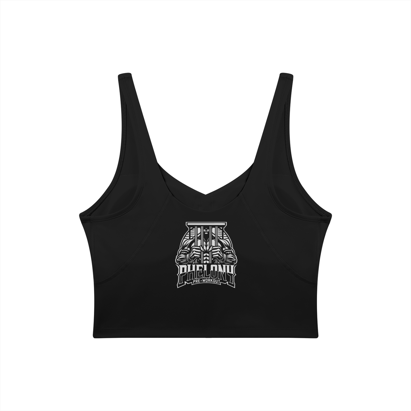 PHELONY Women's V-Neck Yoga Sports Bra