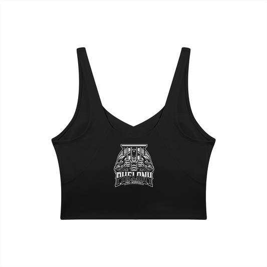 PHELONY Women's V-Neck Yoga Sports Bra