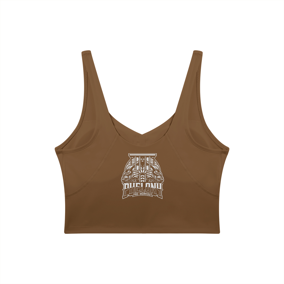 PHELONY Women's V-Neck Yoga Sports Bra