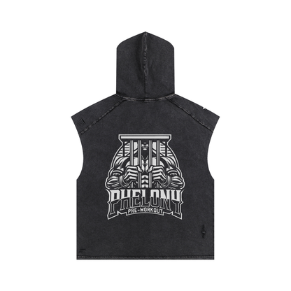 PHELONY Snow Washed Hooded Tank