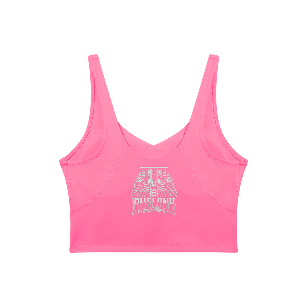 PHELONY Women's V-Neck Yoga Sports Bra
