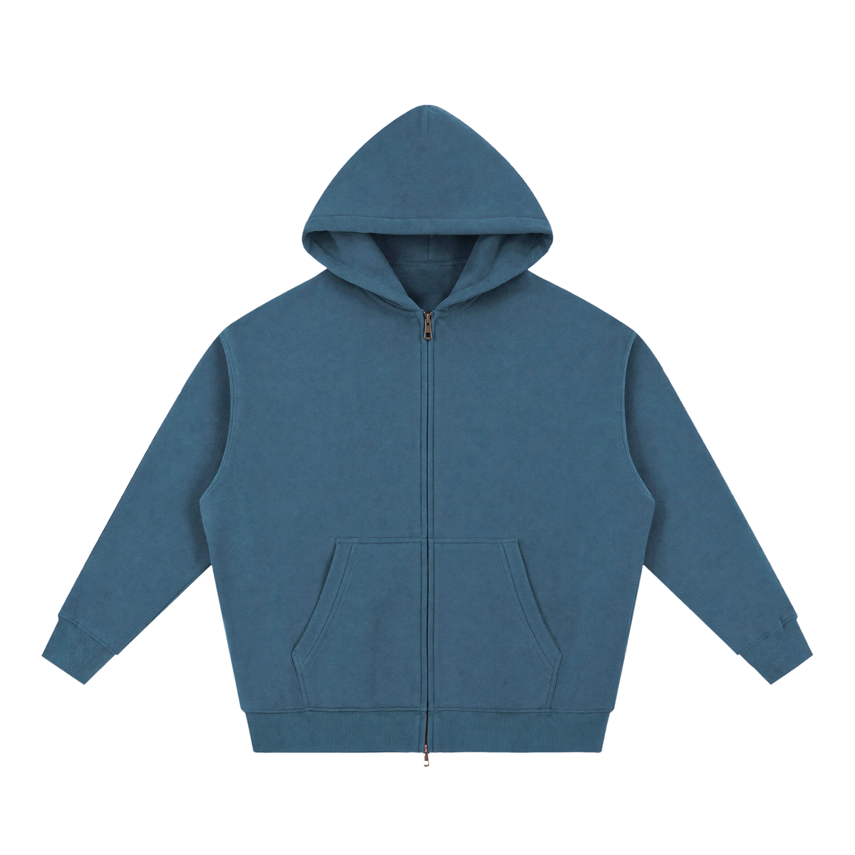 PHELONY Oversized Boxy Hoodie W/ Zipper