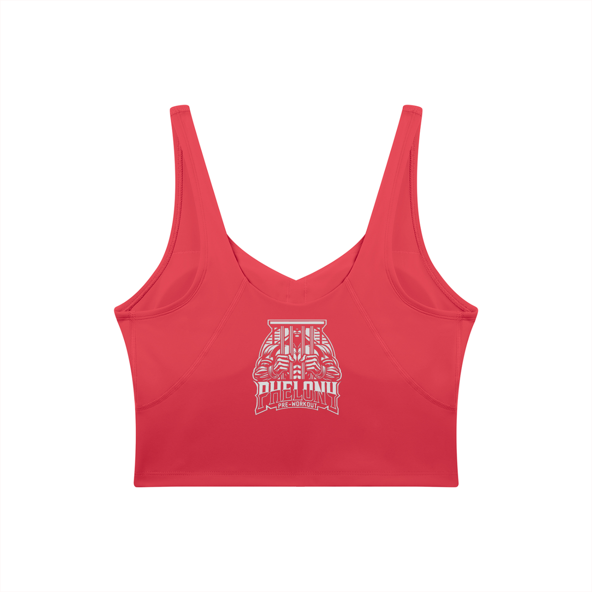 PHELONY Women's V-Neck Yoga Sports Bra