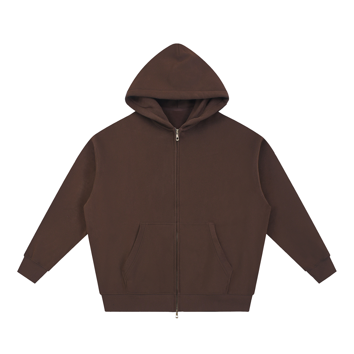 PHELONY Oversized Boxy Hoodie W/ Zipper