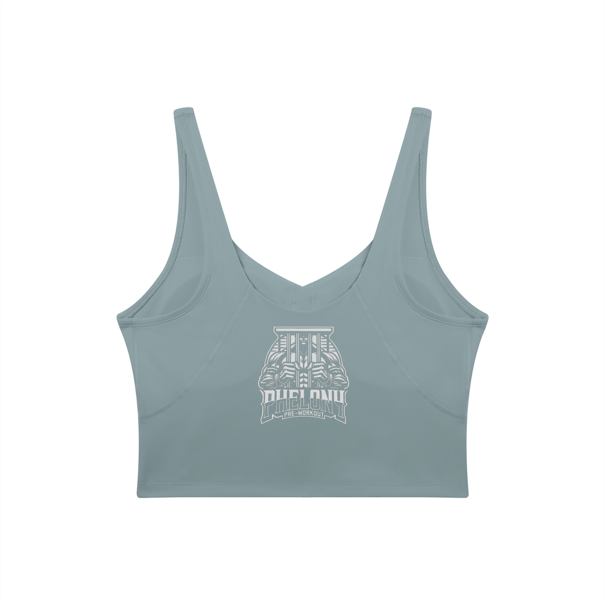 PHELONY Women's V-Neck Yoga Sports Bra