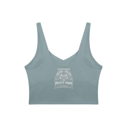 PHELONY Women's V-Neck Yoga Sports Bra