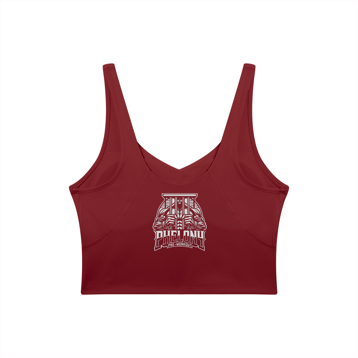 PHELONY Women's V-Neck Yoga Sports Bra